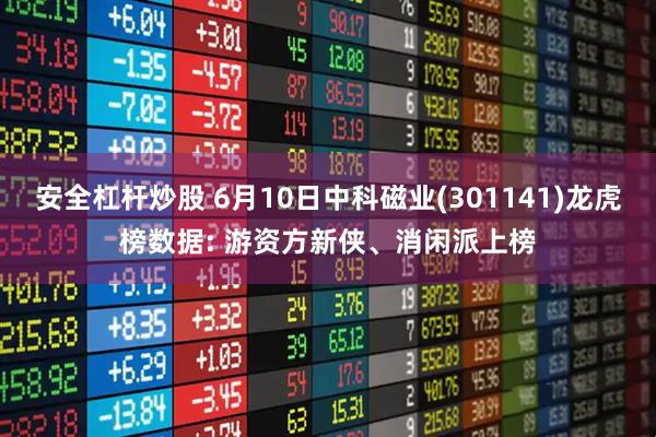 安全杠杆炒股 6月10日中科磁业(301141)龙虎榜数据: 游资方新侠、消闲派上榜